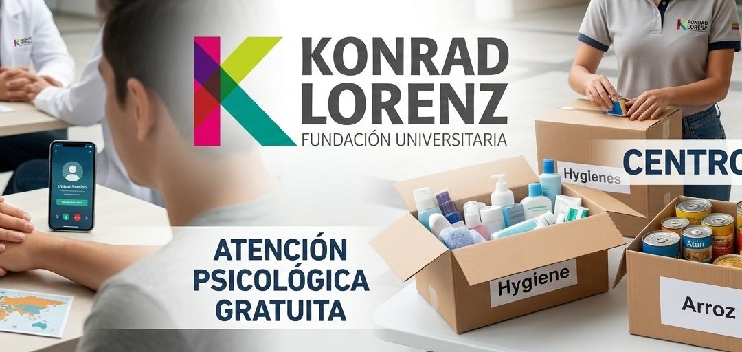 La Konrad Lorenz activa atención psicológica y un centro de acopio para apoyar durante la emergencia nacional