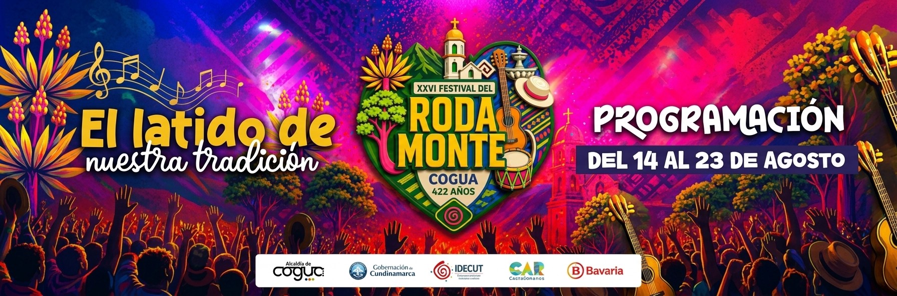escubre el Festival del Rodamonte en Cogua, Cundinamarca. Fechas, desfiles, gastronomía tradicional y cómo llegar a esta gran festividad.