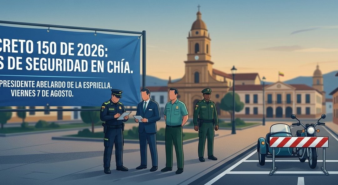 Chía fortalece medidas de seguridad